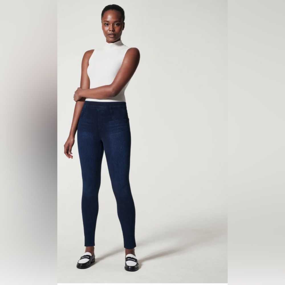 SPANX | Jean-ish ankle leggings | EUC